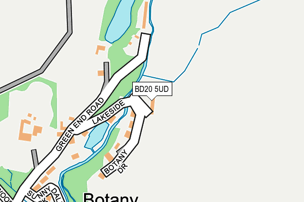 BD20 5UD map - OS OpenMap – Local (Ordnance Survey)