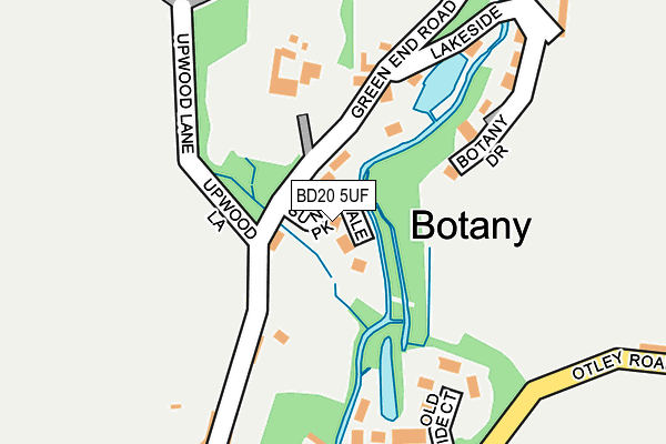 BD20 5UF map - OS OpenMap – Local (Ordnance Survey)