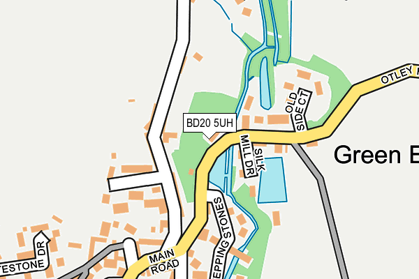 BD20 5UH map - OS OpenMap – Local (Ordnance Survey)