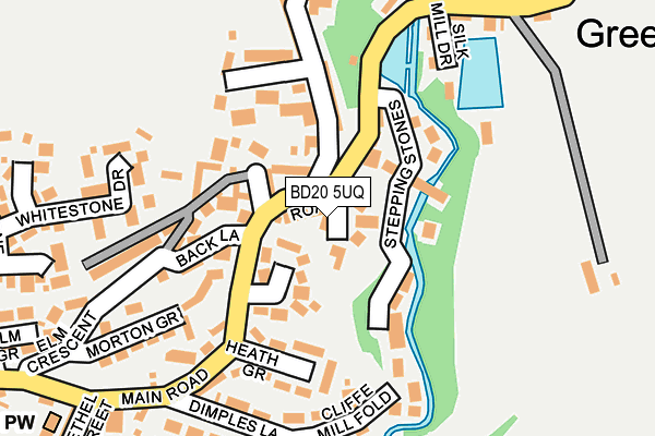 BD20 5UQ map - OS OpenMap – Local (Ordnance Survey)