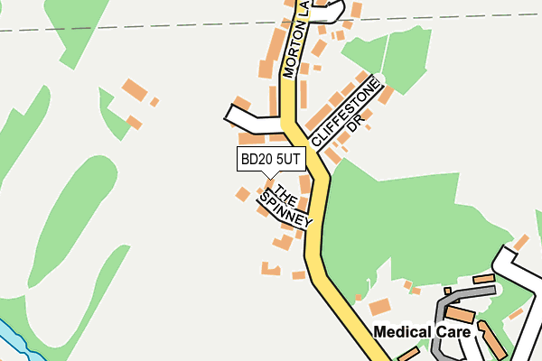 BD20 5UT map - OS OpenMap – Local (Ordnance Survey)