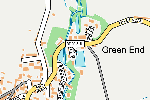 BD20 5UU map - OS OpenMap – Local (Ordnance Survey)