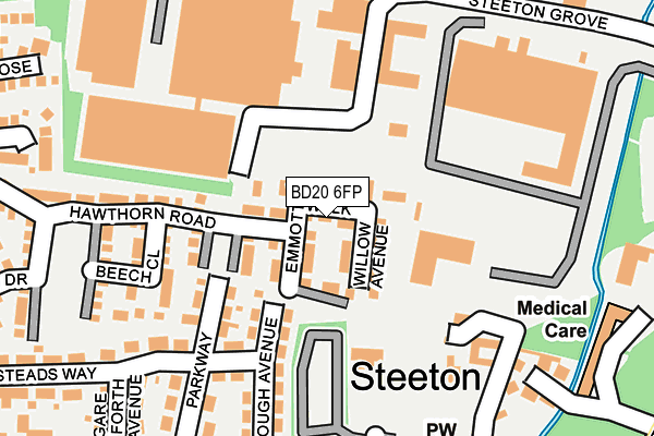 BD20 6FP map - OS OpenMap – Local (Ordnance Survey)