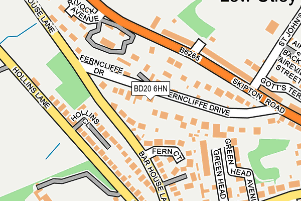 BD20 6HN map - OS OpenMap – Local (Ordnance Survey)