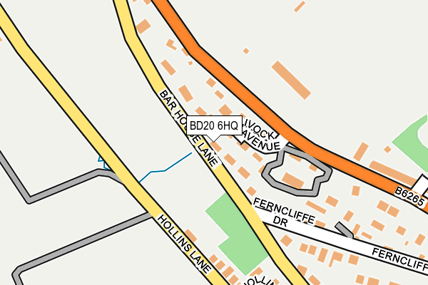 BD20 6HQ map - OS OpenMap – Local (Ordnance Survey)