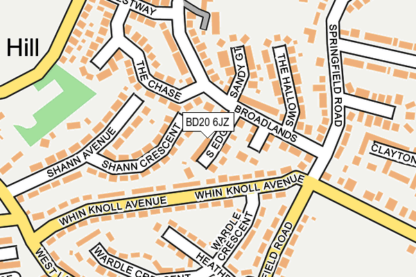 BD20 6JZ map - OS OpenMap – Local (Ordnance Survey)