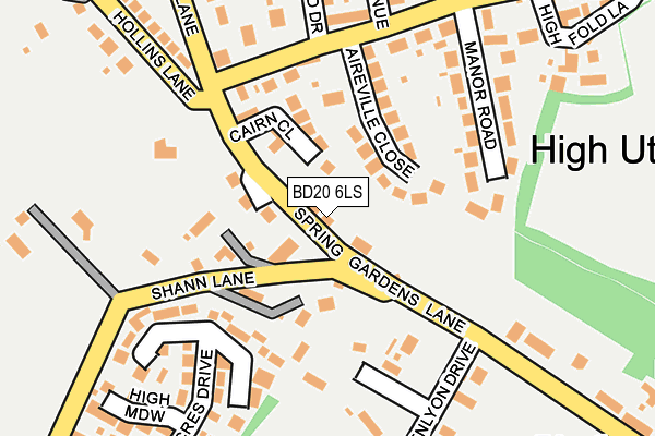 BD20 6LS map - OS OpenMap – Local (Ordnance Survey)