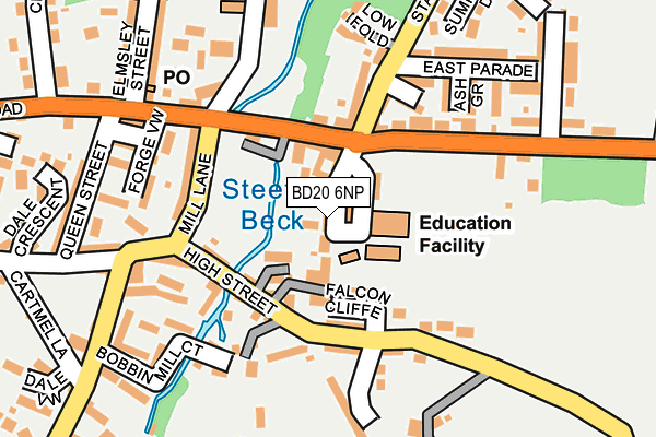 BD20 6NP map - OS OpenMap – Local (Ordnance Survey)