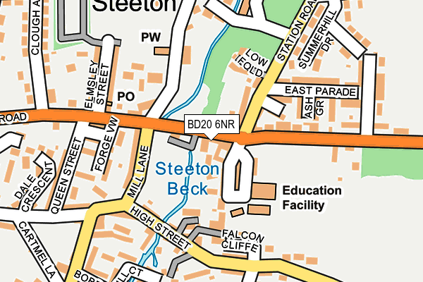 BD20 6NR map - OS OpenMap – Local (Ordnance Survey)