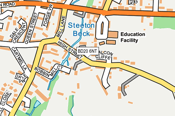 BD20 6NT map - OS OpenMap – Local (Ordnance Survey)