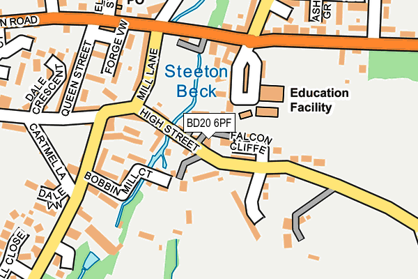 BD20 6PF map - OS OpenMap – Local (Ordnance Survey)