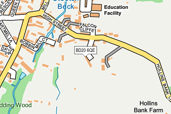 BD20 6QE map - OS OpenMap – Local (Ordnance Survey)