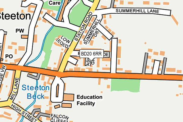 BD20 6RR map - OS OpenMap – Local (Ordnance Survey)