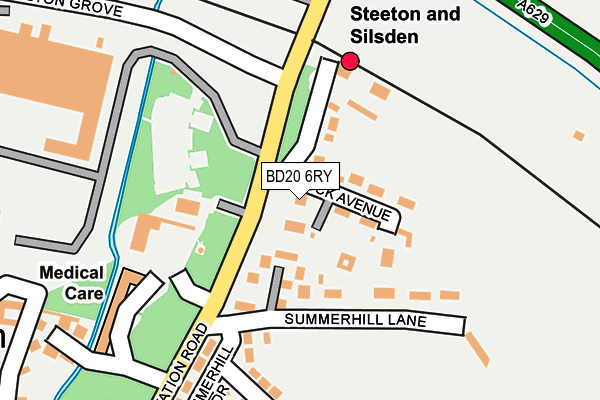 Map of ARTHUR GREEN TRANSPORT LIMITED at local scale