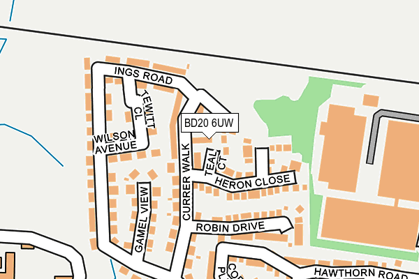Map of KEITH WILKINSON CARAVAN REPAIRS LTD at local scale