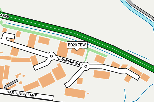 Map of DAWSARM CREATIVE LIMITED at local scale