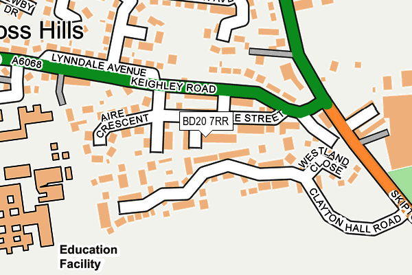 BD20 7RR map - OS OpenMap – Local (Ordnance Survey)