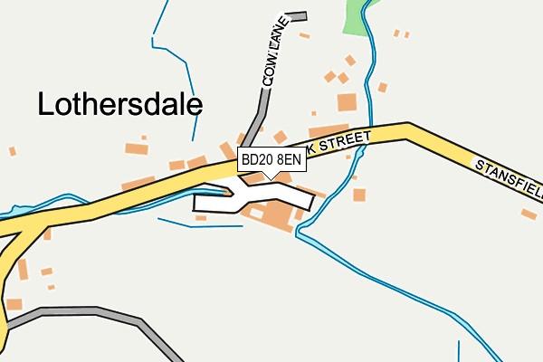 BD20 8EN map - OS OpenMap – Local (Ordnance Survey)