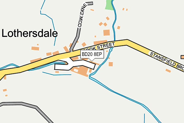 BD20 8EP map - OS OpenMap – Local (Ordnance Survey)