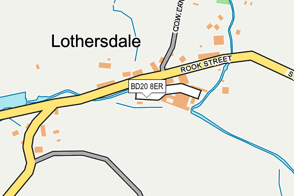 BD20 8ER map - OS OpenMap – Local (Ordnance Survey)