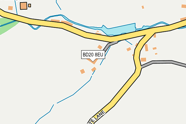 BD20 8EU map - OS OpenMap – Local (Ordnance Survey)