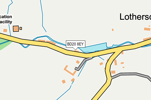 BD20 8EY map - OS OpenMap – Local (Ordnance Survey)