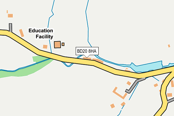BD20 8HA map - OS OpenMap – Local (Ordnance Survey)