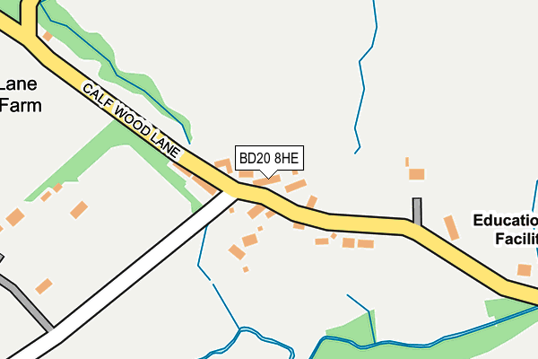 BD20 8HE map - OS OpenMap – Local (Ordnance Survey)