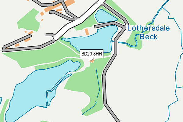 BD20 8HH map - OS OpenMap – Local (Ordnance Survey)