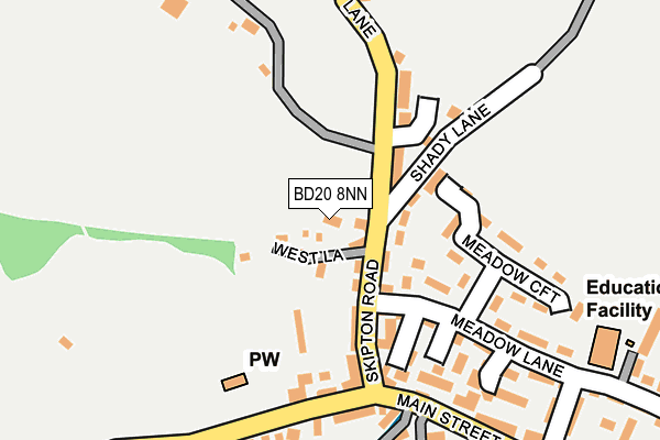 BD20 8NN map - OS OpenMap – Local (Ordnance Survey)