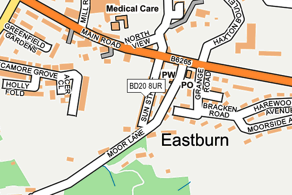 Map of CAPSTICK CONSTRUCTION LTD at local scale