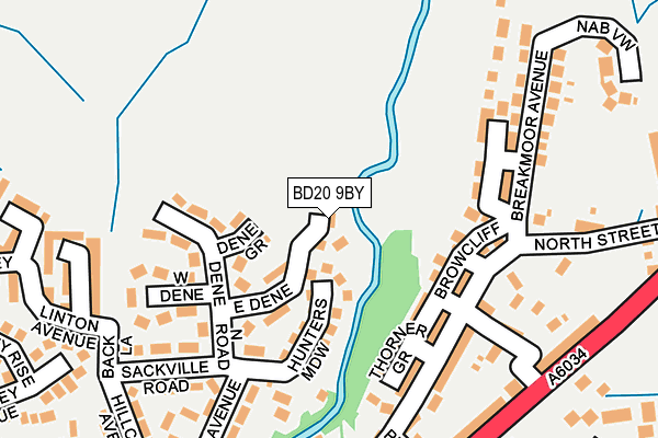BD20 9BY map - OS OpenMap – Local (Ordnance Survey)
