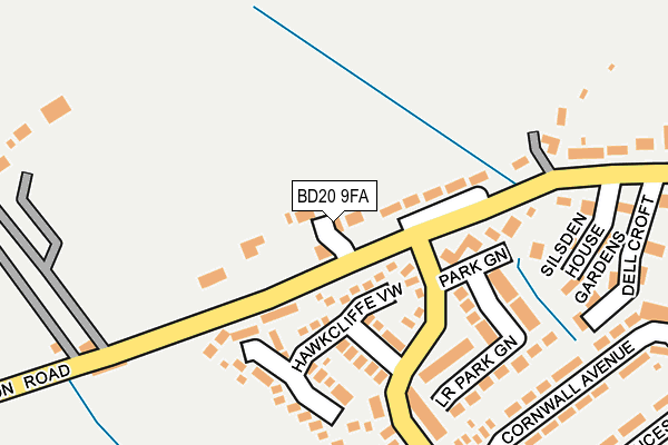BD20 9FA map - OS OpenMap – Local (Ordnance Survey)