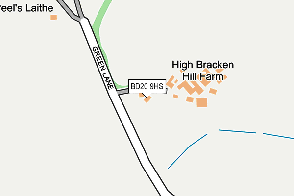 BD20 9HS map - OS OpenMap – Local (Ordnance Survey)