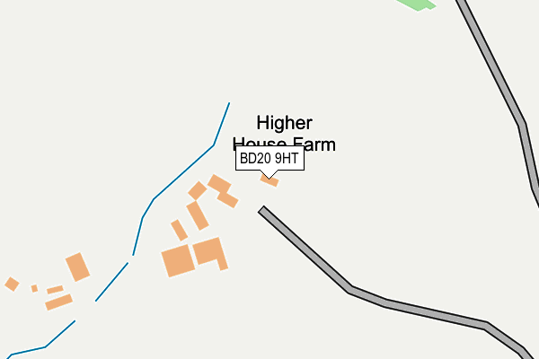 BD20 9HT map - OS OpenMap – Local (Ordnance Survey)