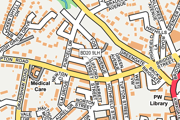 Map of BRITANNIA MOBILITY & BATHING AIDS LIMITED at local scale