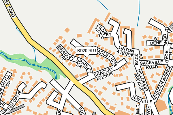 BD20 9LU map - OS OpenMap – Local (Ordnance Survey)