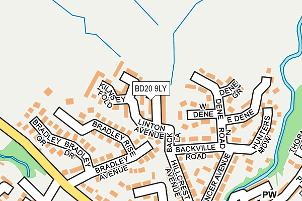 BD20 9LY map - OS OpenMap – Local (Ordnance Survey)