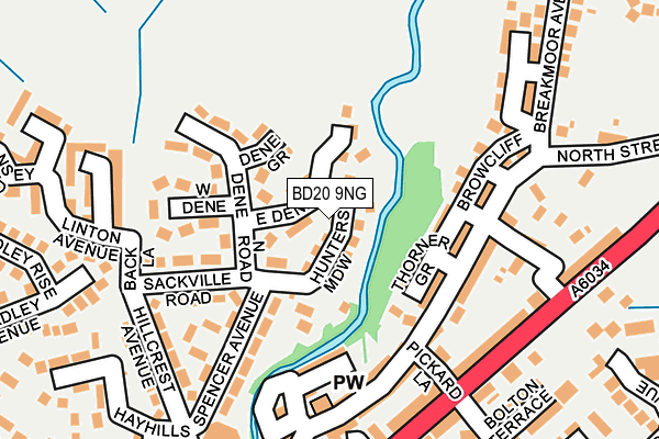 BD20 9NG map - OS OpenMap – Local (Ordnance Survey)
