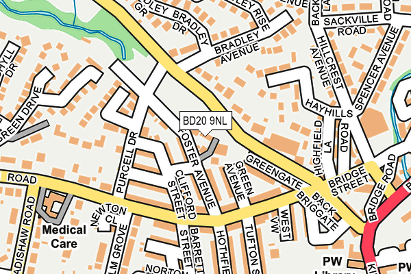 BD20 9NL map - OS OpenMap – Local (Ordnance Survey)