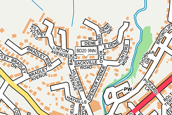 BD20 9NN map - OS OpenMap – Local (Ordnance Survey)