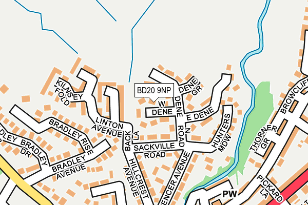 BD20 9NP map - OS OpenMap – Local (Ordnance Survey)