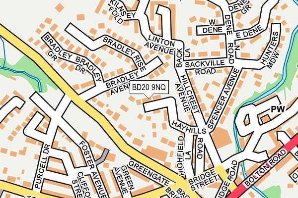 BD20 9NQ map - OS OpenMap – Local (Ordnance Survey)