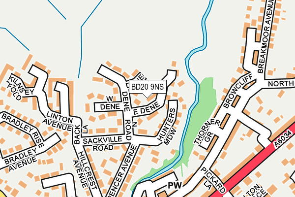 BD20 9NS map - OS OpenMap – Local (Ordnance Survey)