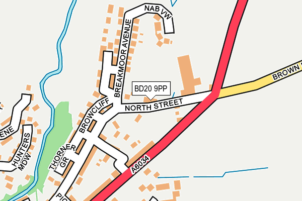BD20 9PP map - OS OpenMap – Local (Ordnance Survey)