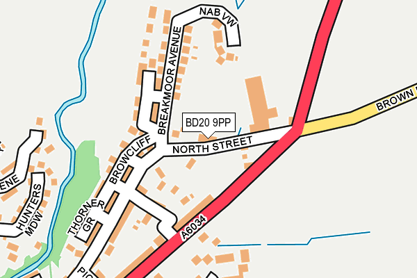 Map of PURA ILKLEY LTD at local scale