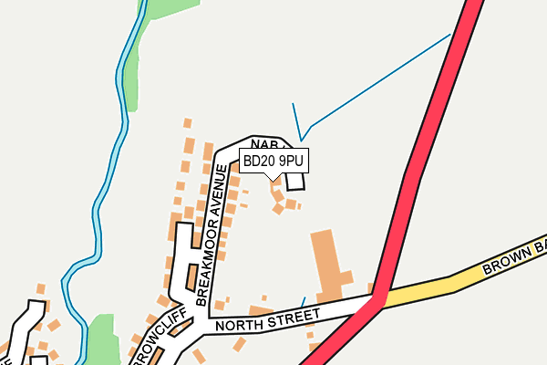 BD20 9PU map - OS OpenMap – Local (Ordnance Survey)