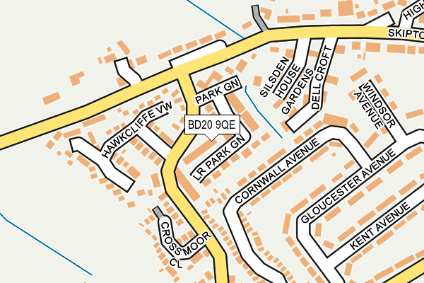 BD20 9QE map - OS OpenMap – Local (Ordnance Survey)