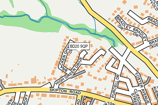 BD20 9QP map - OS OpenMap – Local (Ordnance Survey)