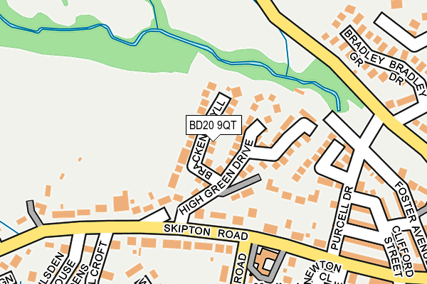 BD20 9QT map - OS OpenMap – Local (Ordnance Survey)
